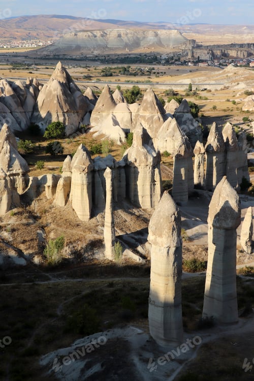 Preview: Unusual rocks in Zemi Valley near Goreme, Cappadocia, Turkey