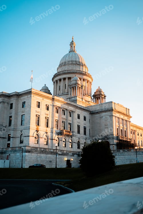 Preview: Exterior shot of Rhode Island State House, Providence, USA