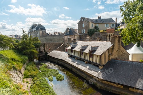Preview: Vannes coastal medieval town, the beautiful gardens of the Remparts Garden