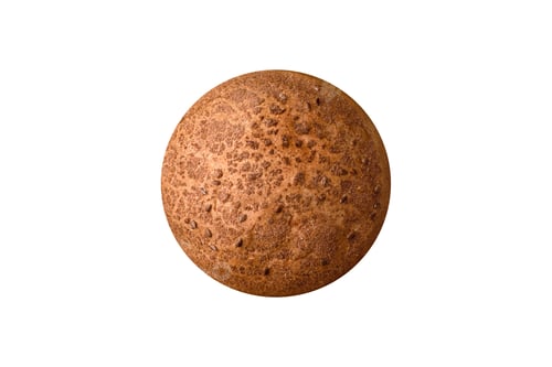 Preview: Fresh crispy brown bread with sesame seeds and spices