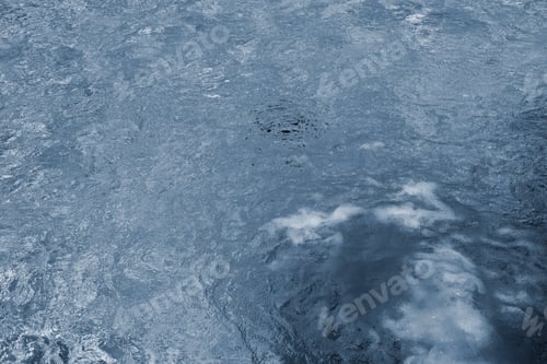 Preview: Water Surface With Bubbles Whirlpool Abstract Texture And Background Of Silvery Color