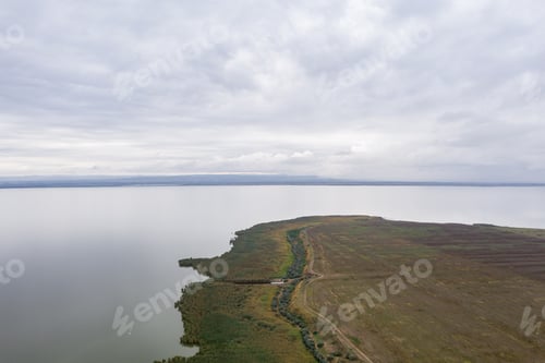 Preview: Landscape view of lake and shore