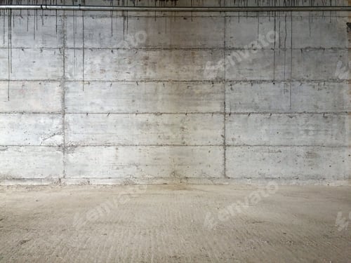 Preview: Grey Concrete Wall with Black Markings Background
