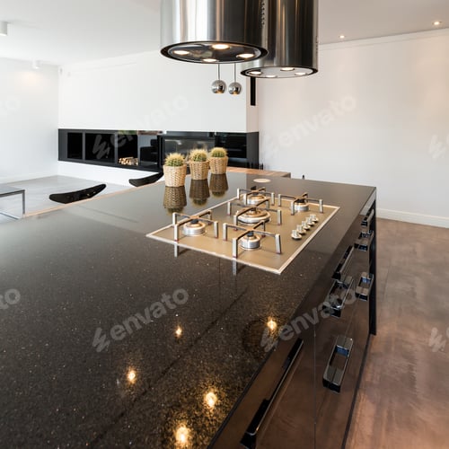 Preview: Open kitchen in luxurious style