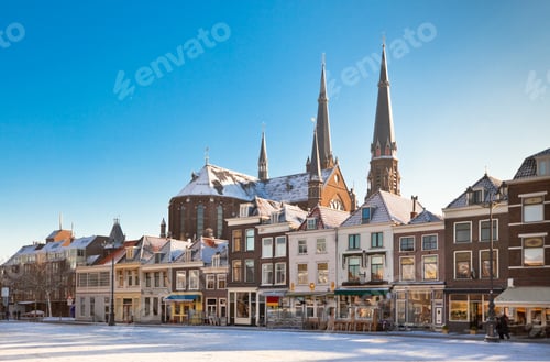 Preview: Delft Main Square at Winter