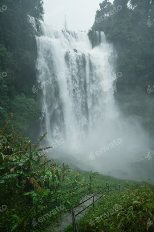 Preview: Waterfall in the forest in bolaven plateau Laos
