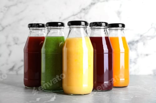 Preview: Colorful Fruit and Vegetable Juice Bottles