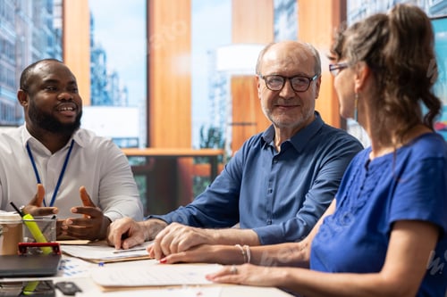 Preview: Business Meeting with Colleagues in Modern Urban Office