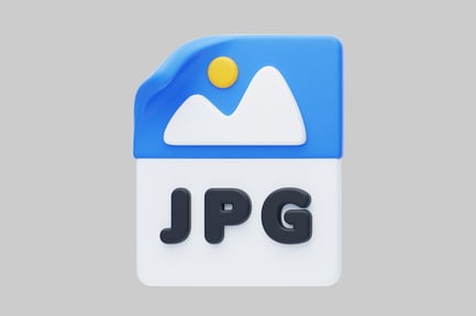 Preview: Jpg file format glossy icon