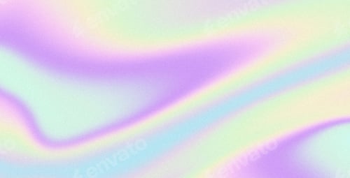 Preview: Purple yellow blue iridescent liquid holographic grainy background noise texture effect