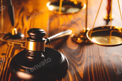 Preview: law and authority lawyer concept, judgment gavel hammer in court courtroom for crime judgement