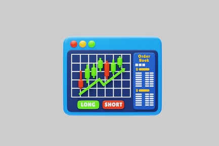 Preview: Stock market graph interface asset