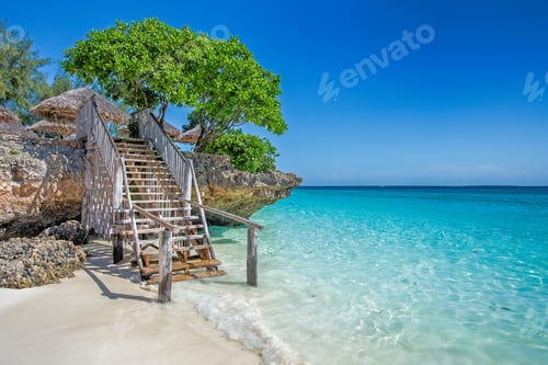 Preview: Sand and ocean at Zanzibar beach
