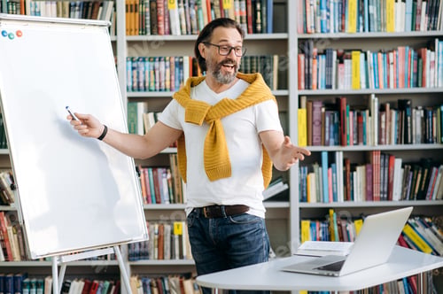 Preview: man work business teacher employee people