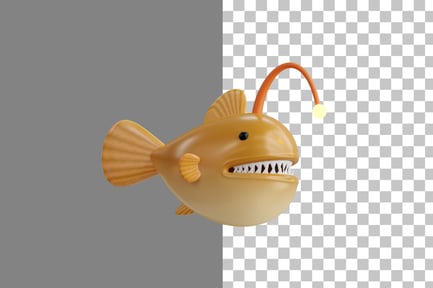 Preview: Anglerfish 3D Icon