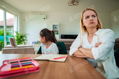 Preview: Conflict during family time in a bright living room