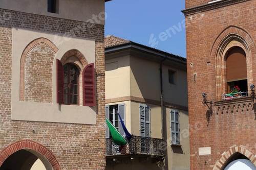 Preview: Historic building in Piazza della Vittoria at Lodi