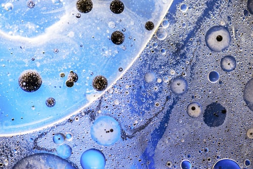 Preview: Oil bubbles abstract background