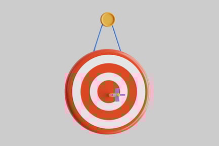 Preview: Target with Bullseye and Dart