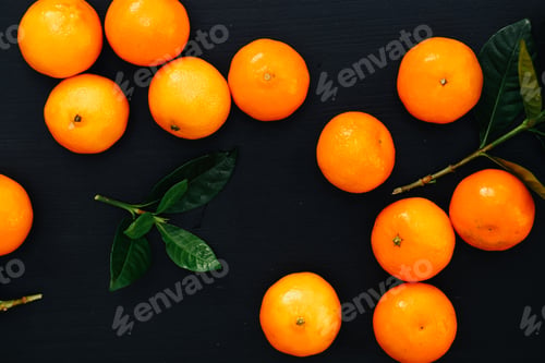 Preview: Mandarins on the table
