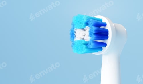 Preview: Modern smart sonic or electric toothbrush.