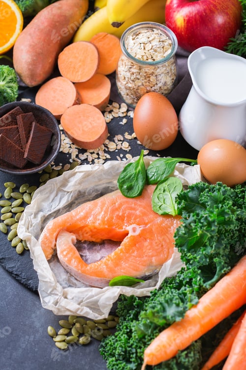 Preview: Asthma, respiratory relieving food rich in vitamin d, beta-carotene, magnesium