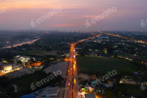Preview: Bangkok downtown, Thailand in urban city in Asia.