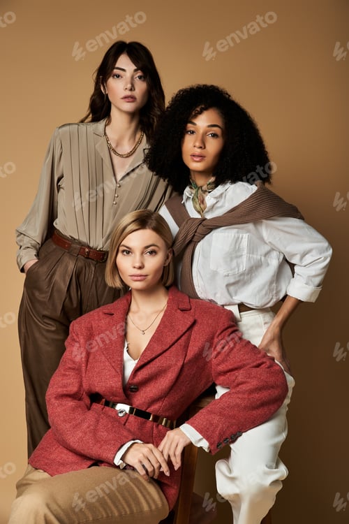 Preview: Elegant harmony: multicultural women unite