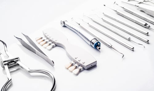 Preview: Dental tools on white table