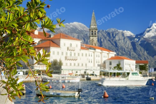 Preview: Picturesque view of ancient city of Perast, Montenegro