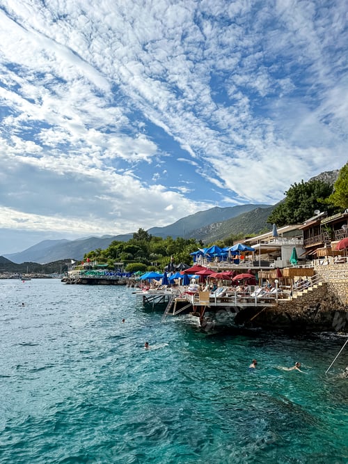 Preview: Small Beach view in Kas, Turkey