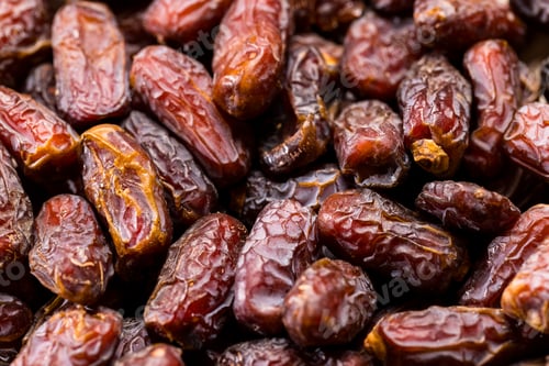 Preview: Dried date fruits in a group