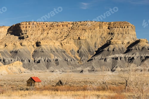 Preview: Red Roofed Cabin Utah Wilderness Badlands