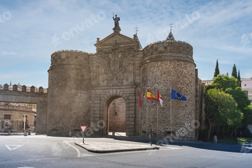 Preview: Puerta de Bisagra Nueva Gate - Toledo, Spain