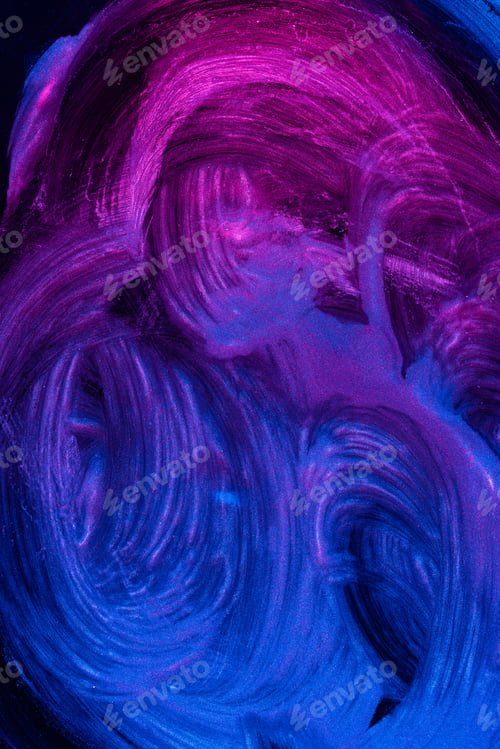 Preview: Smears of neon paint