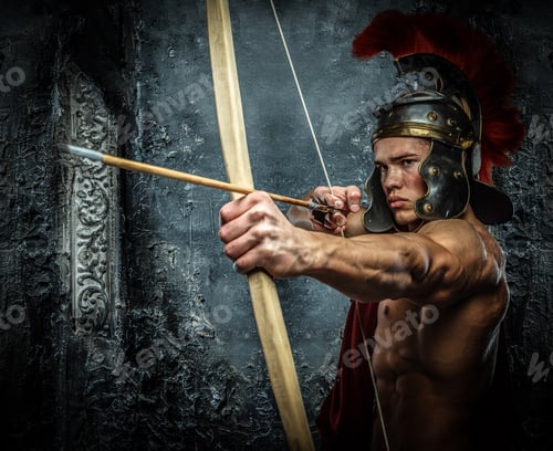 Preview: Young man in Roman armor.