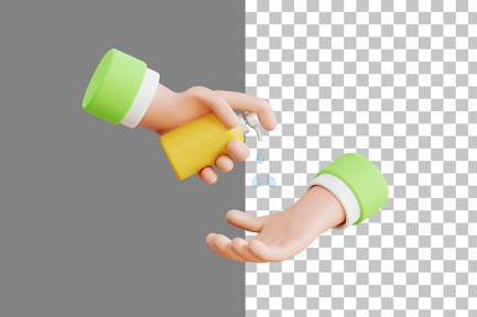 Preview: Hand Sanitizer 3D Icon