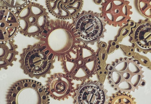 Preview: Steampunk and ancient flat macro
