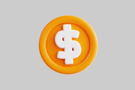 Preview: Cartoon dollar coin