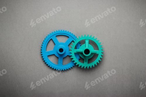 Preview: Blue And Green Gears