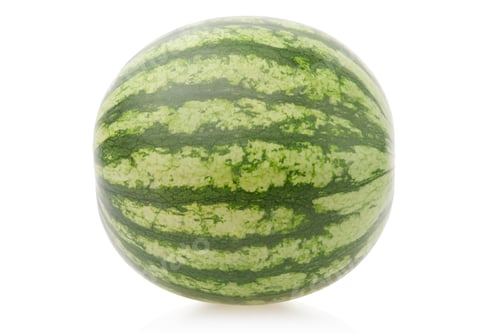 Preview: Watermelon isolated on white, clipping path