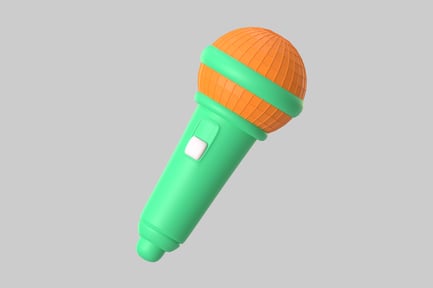 Preview: Fun cartoon microphone