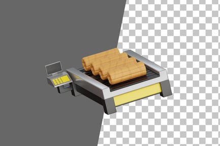 Preview: Conveyor Belt 3D Icon