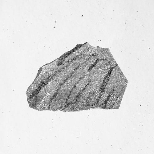 Preview: Rough gray texture with stroke design element