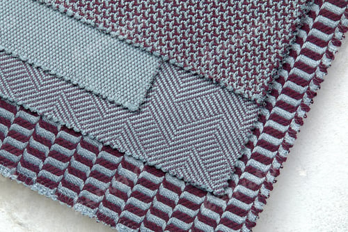 Preview: The background consists of several types of colored tiles with different patterns on blue tone