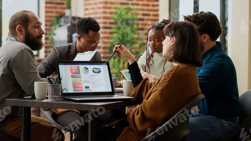 Preview: Business people meeting in boardroom to talk about presentation