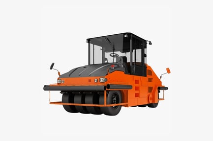 Preview: Heavy Asphalt Roller Compactor Vehicle