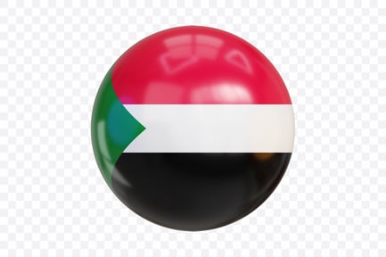 Preview: 3D Sudan Flag