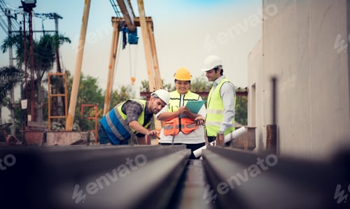 Preview: Before transporting the steel structure to the following section to be used in building,