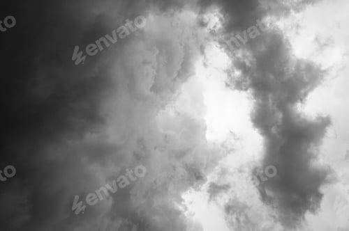 Preview: an airplane is in the sky, and has a cloudy background